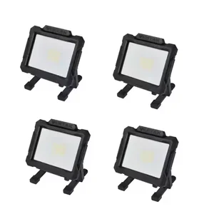 Vertak Rectangle 5 Inch 20w 30w 50w Portable Tripod Led Work Light Mobile 5000 Lumen Outdoor Work Light With Tripod