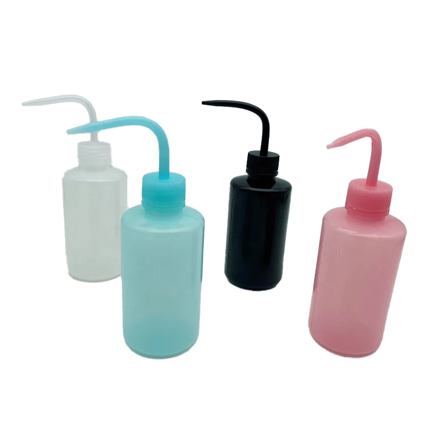 Plastic Squeeze Lab Wash Bottle Chemistry Chemical Water Rinse Squirt Bottle For Tattoo Eyelash