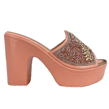 Best Selling Wholesale Women High Heel Sandals 10cm with Diamond Decoration