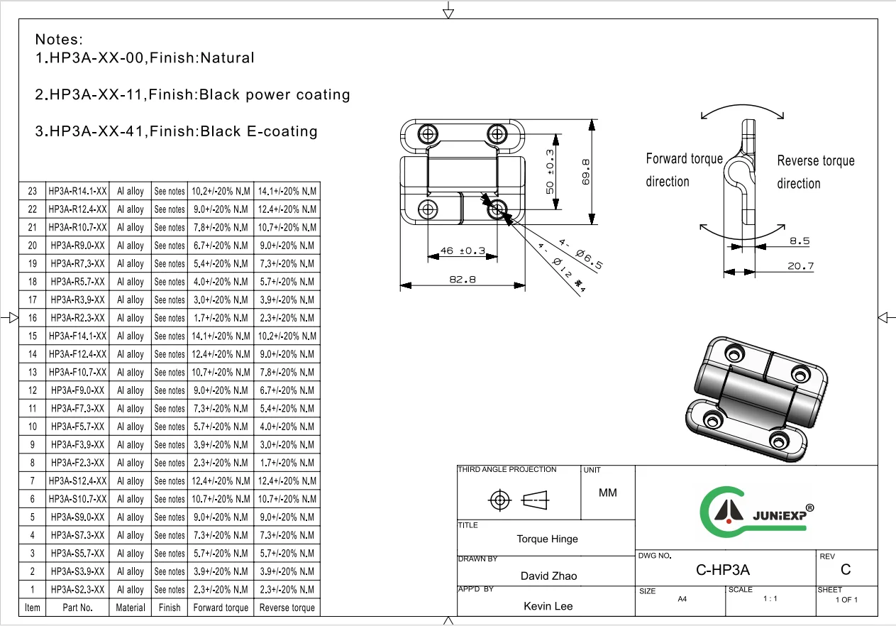 Torque Hinge/friction Hinge/damping Hinge Replacement E6106125r33