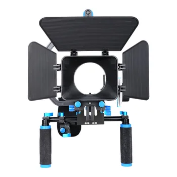YELANGU Camera DSLR Shoulder Mount Rig With Quick Release Baseplate, Follow Focus, Matte Box product image