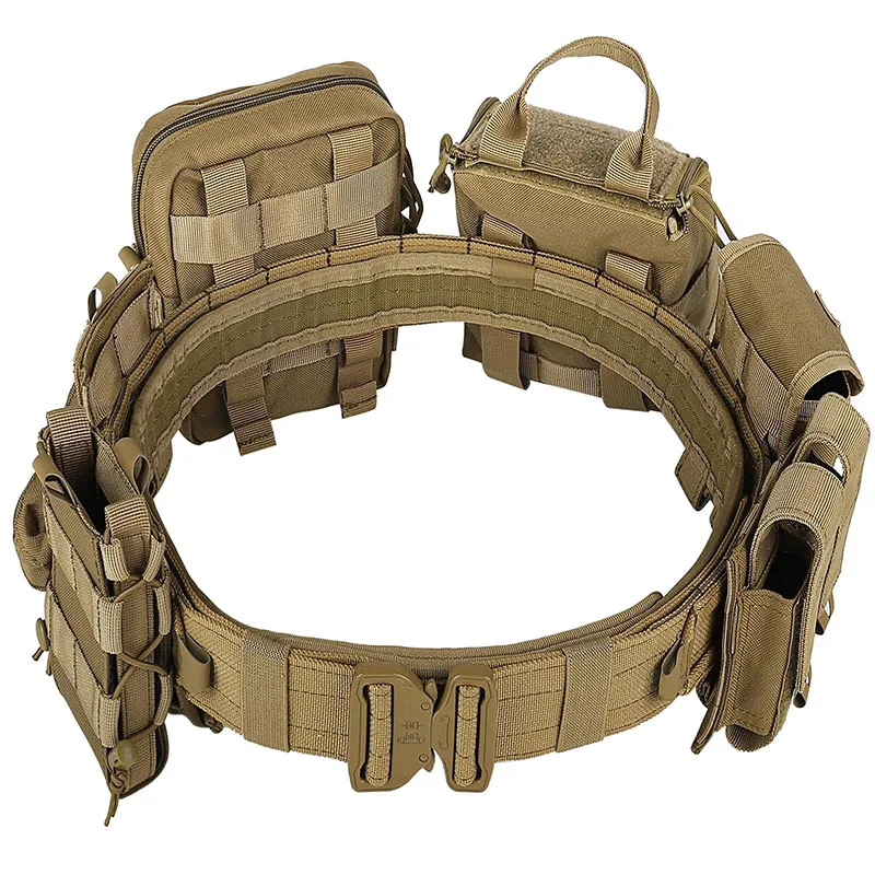 Fashionable Mountaineering Hunting Tactical Belt with Accessories Tactical Quick Release Rigger Belt Wholesale Heavy Duty Belts