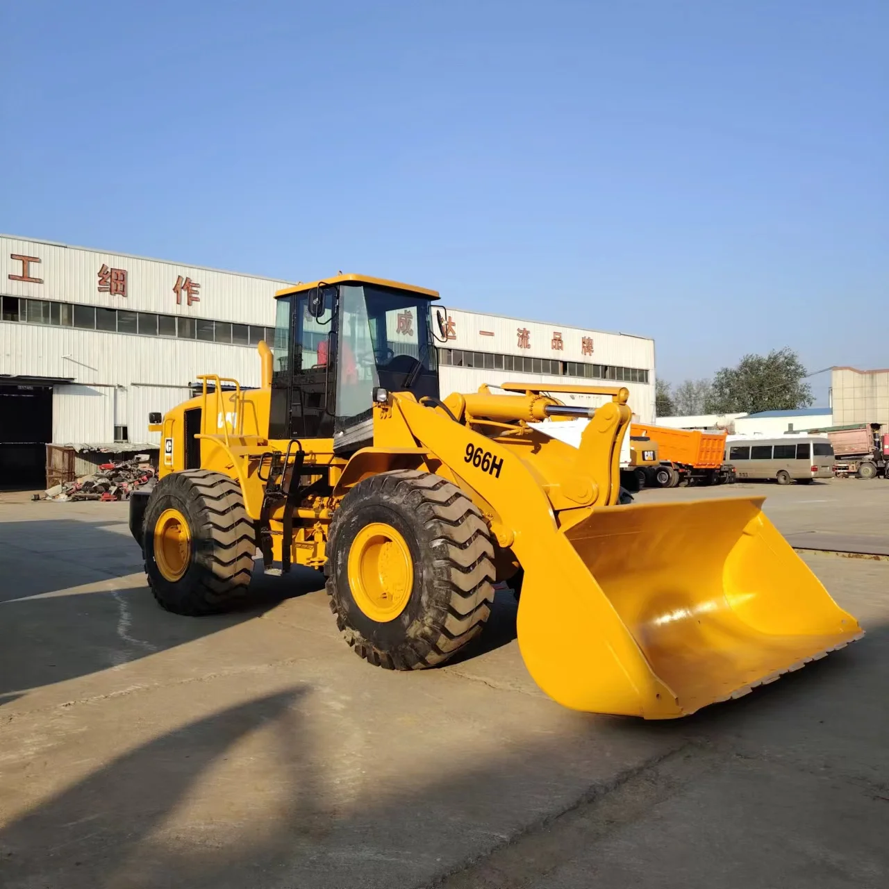 Construction Machines Backhoe Excavator Loader 4x4 Mini Tractor Front  Loaders 966H Wheel Loader