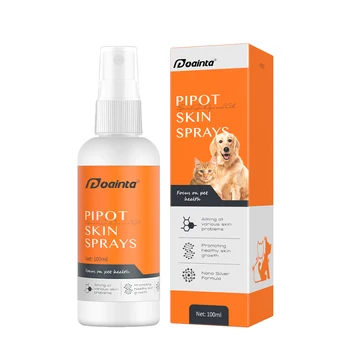 100ml dog itchy skin spray for dermatosis dogs and cats cleaning & bathing sets solutions grooming Pet Products skin care spray