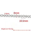 Chaîne de queue en acier 1,8x8x10,5mm