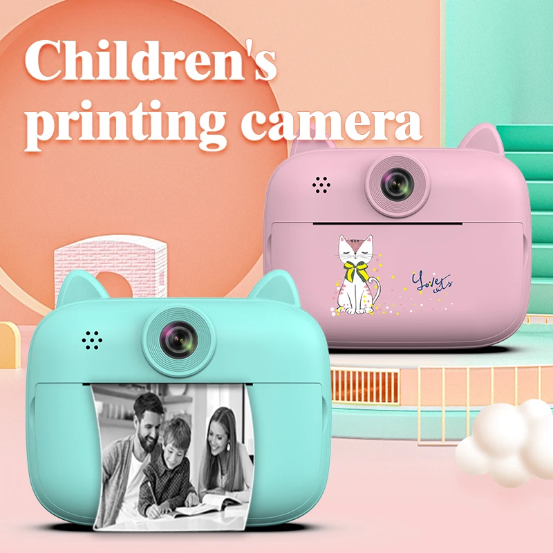 Portable Mini Thermal Label Printer  58mm USB Interface Photo Barcode Compatible Max Paper Size Wireless Colorful