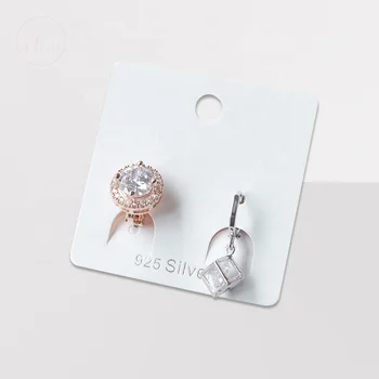 Custom Logo Cardboard Paper Hanging Earring & Necklace Jewelry Packaging for Display & Storage