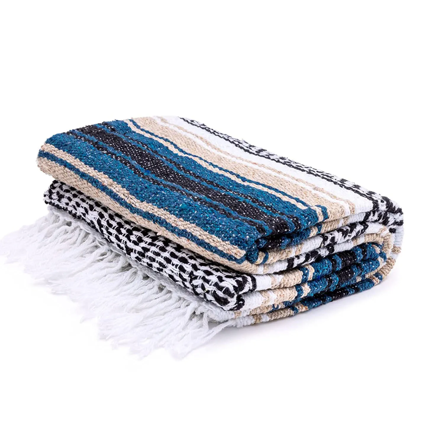 Outdoor Camping Blanket Yoga Towel Pilates Blankets Handwoven Mexican