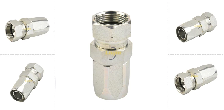Hydraulic hose fitting high quality hydraulic union one piece fitting