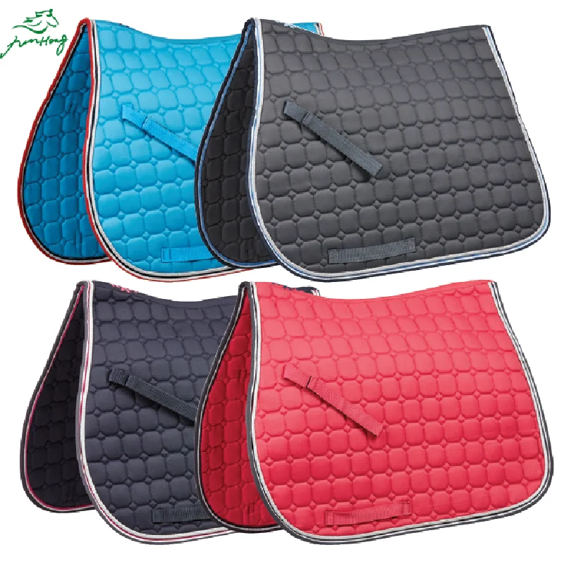 Custom Horse Saddle Pads Velvet Saddle Mat Equine Equestrian Product
