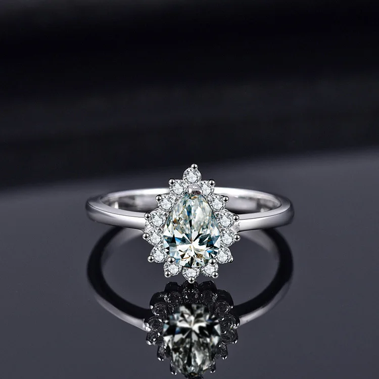 Engagement Promise Rings Gold Plated Cubic Zirconia Single Diamond Sterling  Silver for Women 18K Silver Jewelry Silver 925 Za