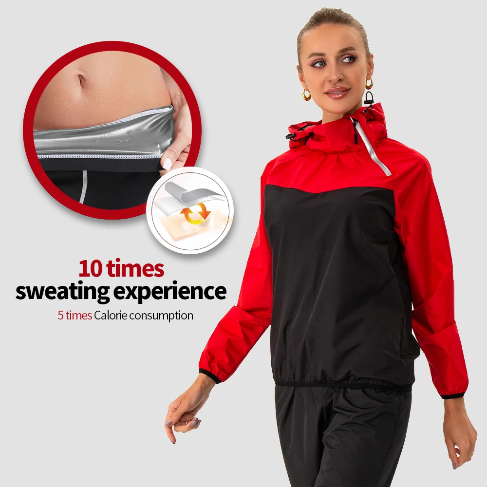 Wholesale Sauna Suit Women Weight Loss Sauna Sweat Jacket