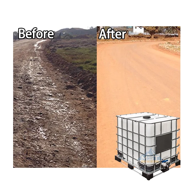 Soil Stabilizer No Need to Add Cement or Sand Polymeric Emulsion & Soil Stabilization