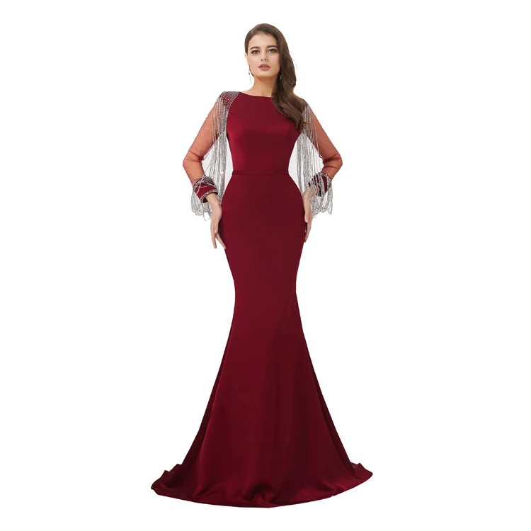 green emerald velvet dress MISSKY Women's 3/4 Sleeve Pocket Loose Midi Casual Red Dresses for Women  (XL,Wine) at Amazon Women's Clothing store main image 1