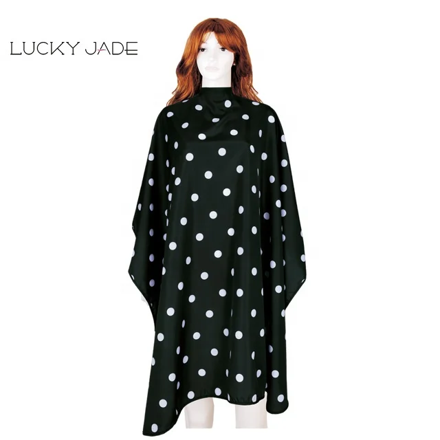 
Новый дизайн салон накидка с красивый свитер с рисунком в виде губ, изготовленным на заказ логосом Парикмахерская накидка, стрижки волос салон одежда 