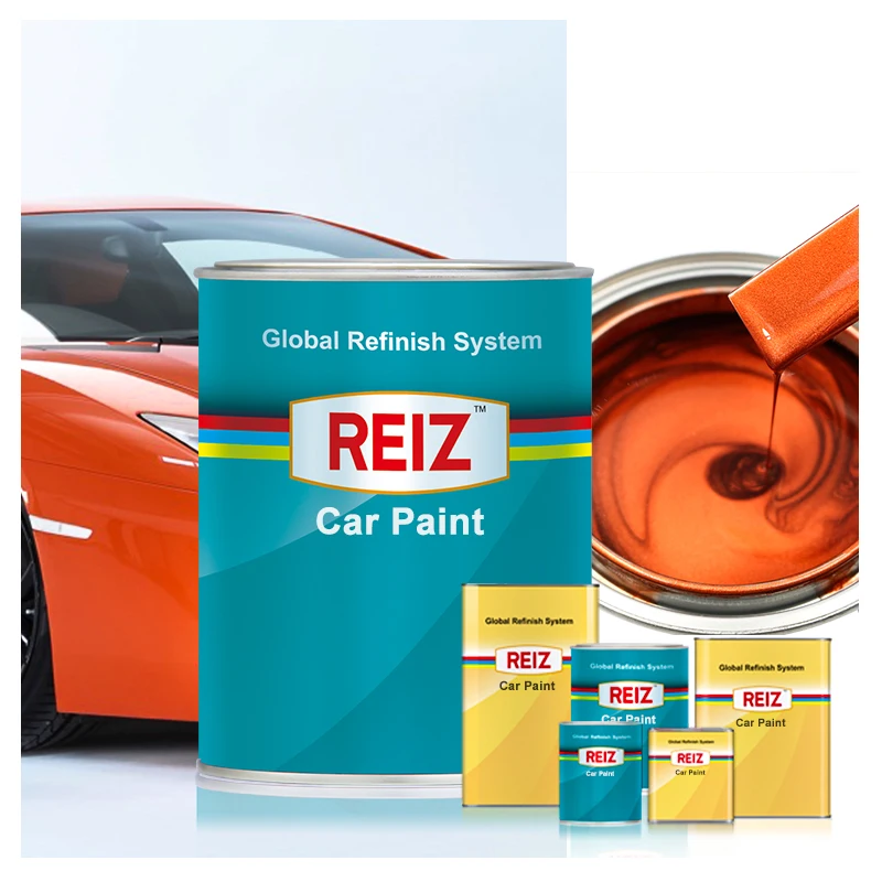 REIZ Competitive Price High Coverage 1K 2K Clearcoat Formula System Car  Paint Scratch Repair China Manufacturer