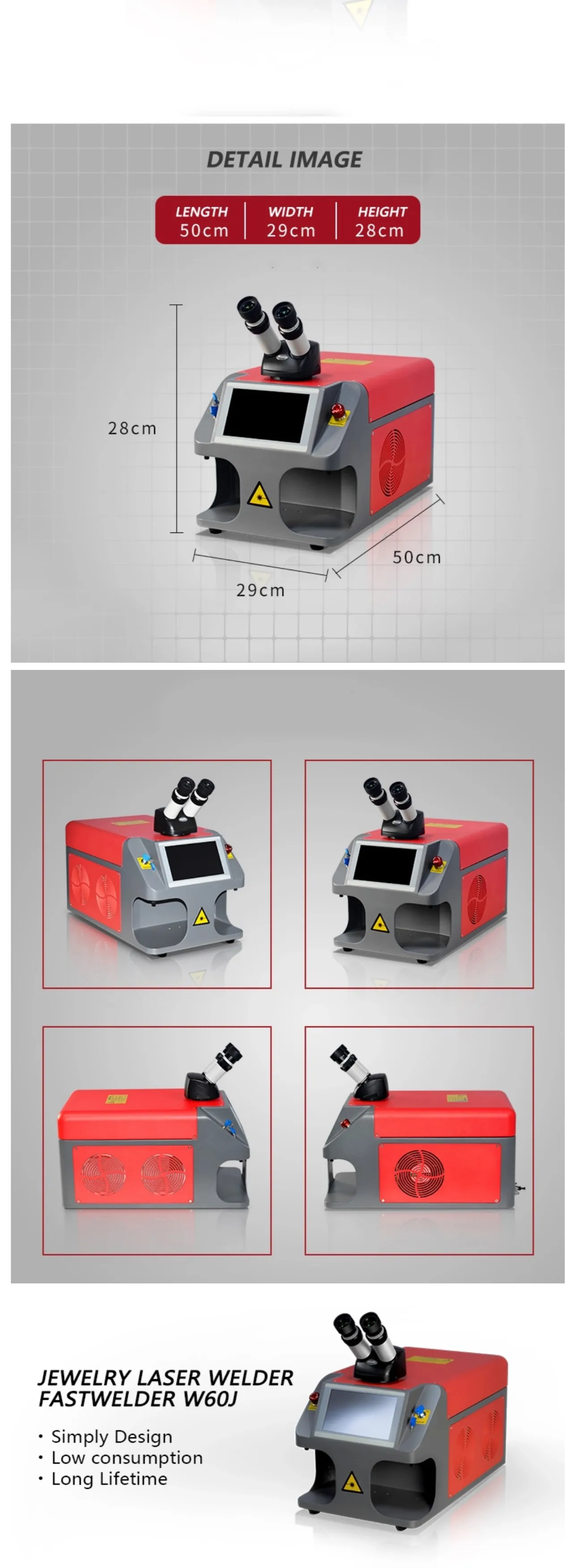 200W Desktop Mini Laser Spot Welder Manufacture Price Gold Silver Platinum Jewelry Laser Welding Machine