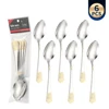 Spoon 6Pcs Gold Color