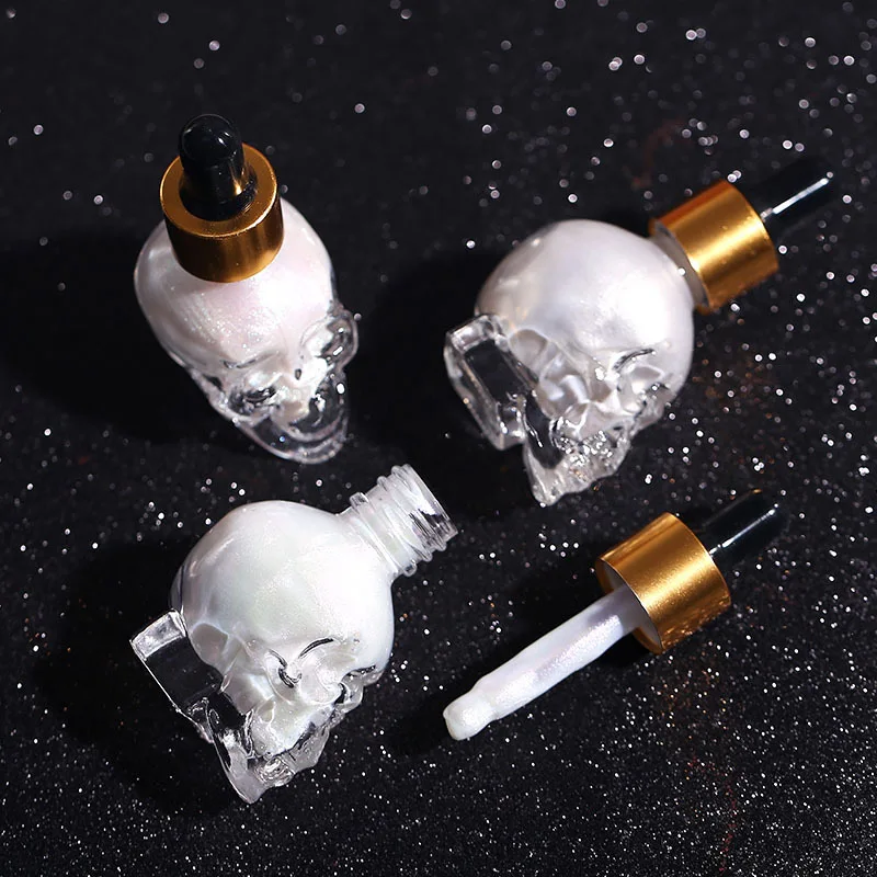 Новинка 2020, солнцезащитный и водостойкий жидкий Хайлайтер с черепом на Хэллоуин