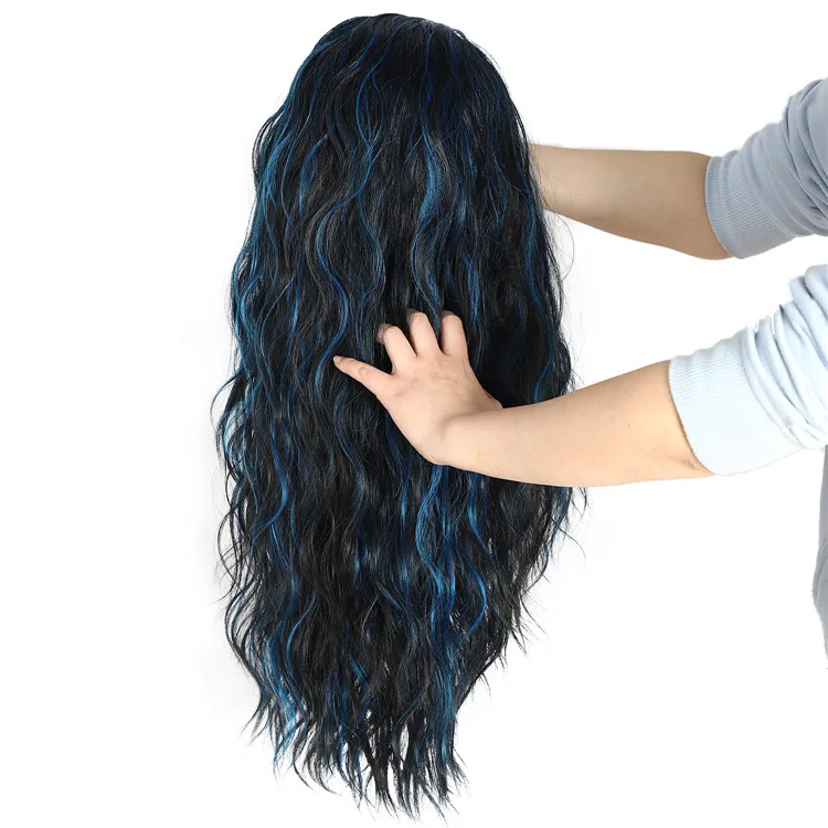 Beautytown 26inch Long Highlight Mixed Blue Balayage Style Heat Resistant  Synthetic Headband Wig For Black Woman Headband Wigs - Buy Headband  Wigs,Synthetic Headband Wig,Woman Headband Wigs Product on 