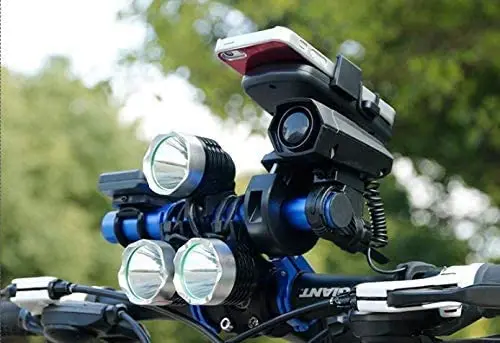 Bike Handlebar Extender Aluminum Alloy Bracket Extension Red 20cm