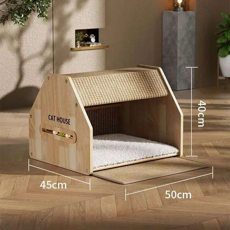 Cat Shelter cat Scratching Board Winter cat Nest Self Hi Carousel cat Toy Sisal cat Scratching Board cat House Recliner manufacture