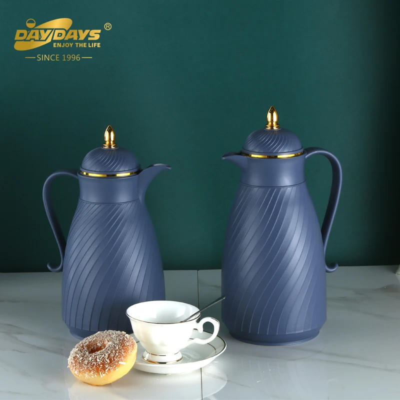 DAYDAYS 1.0L THERMOS COFFEE & TEA POT GLASS LINER VACUUM FLASK