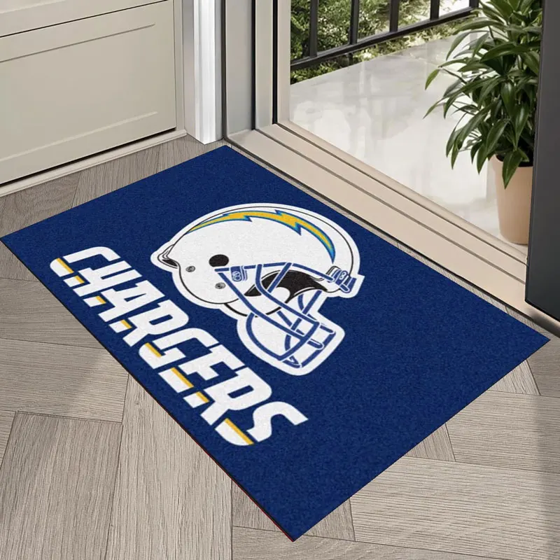 Custom Nylon Rubber Logo Entrance Door Mat for Sports Industry