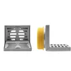 Thickened 35inch L-shaped wall rack-75mm pipe-rubber ring