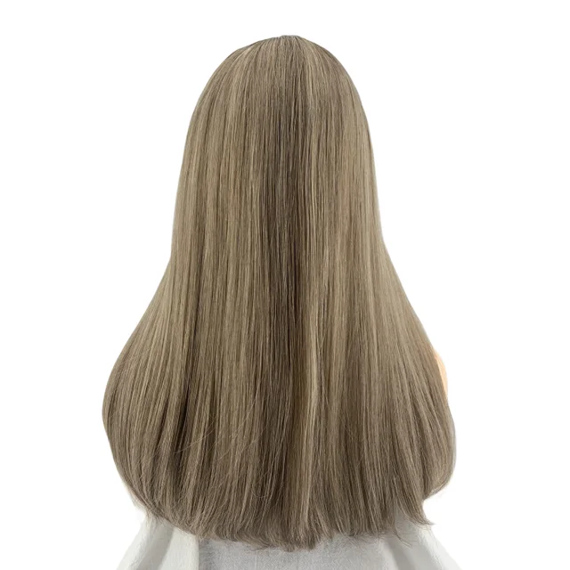 Factory Outlet Ash Blonde European Human Hair Wig Jewish Wig Sheitel Shevy/Irene/Miri Lace Top Jewish Wig Kosher Wigs