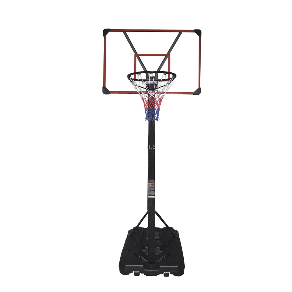 IUNNDS 10 ft Portable Basketball System Acrylic Backboard Adjustable Basketball Hoop
