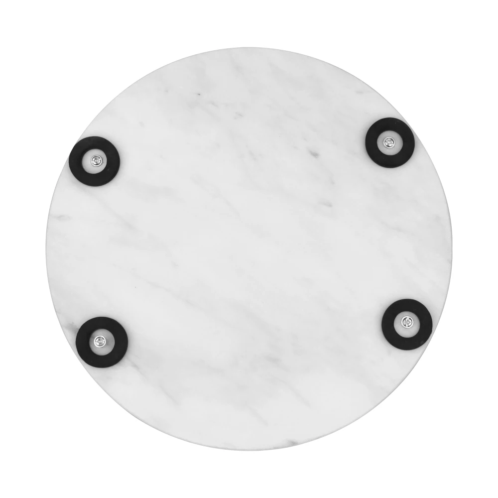 Natural Marble Round Decorative Tray Living Room Home Decoration