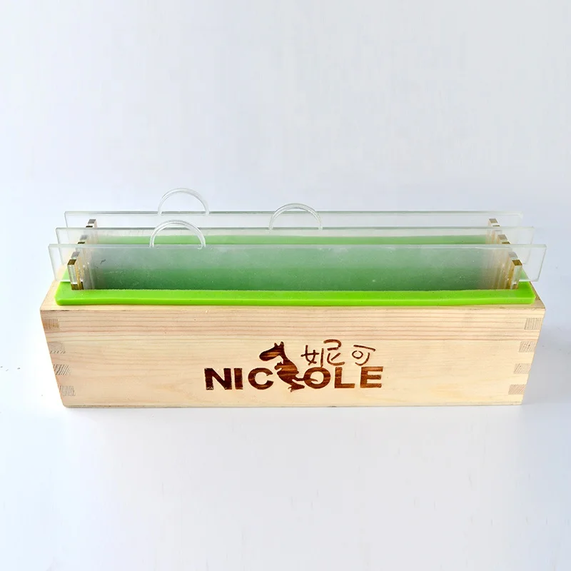  Nicole 9 Cube Soap Silicone Mold White Square Loaf Bar Mould  Handmade Making Tools : Everything Else