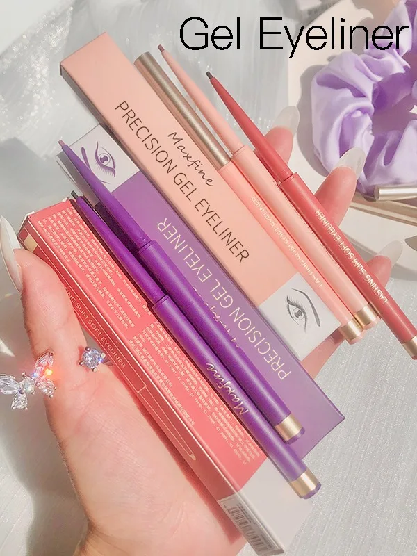Natural Waterproof Gel Eyeliner Pencil Long Lasting 1.5 Mm Gel Texture