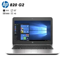 Business Laptop Used 820 G2 Win10 Intel Core i5 5th Gen Used Laptop For HP Laptop Used RAM 4GB SSD 500GB 12 Inch