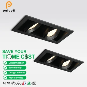 Factory-Made Recessed LED Hot Sale Europe CE Certificate AC Power Supply Plastic 3000K 4000K 5000K for Residential Use Spotlight