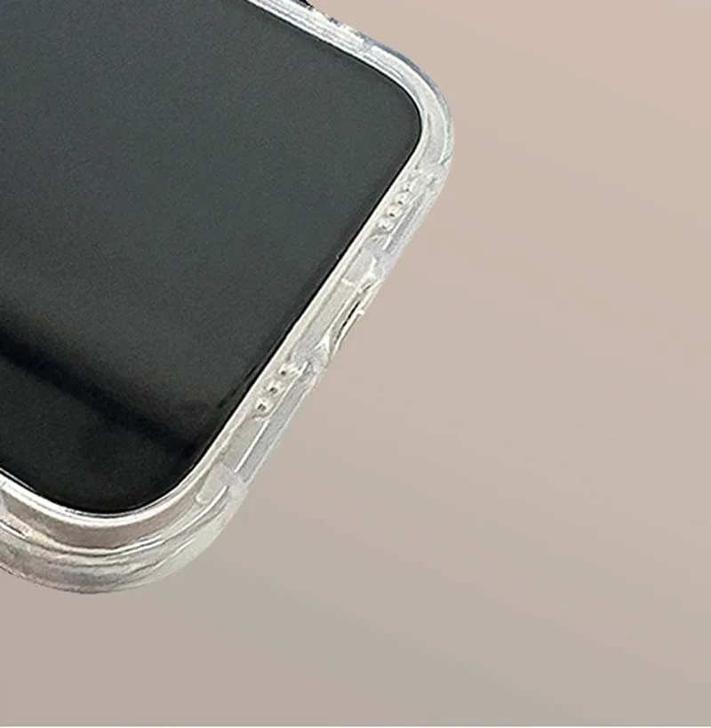 Cute Rabbit Fold Mirror Camera Stand With Bracelet TPU Mobile Phone Cover Case for Iphone 17 8 X Xr Xs 11 12 13 14 15 16 Pro Max