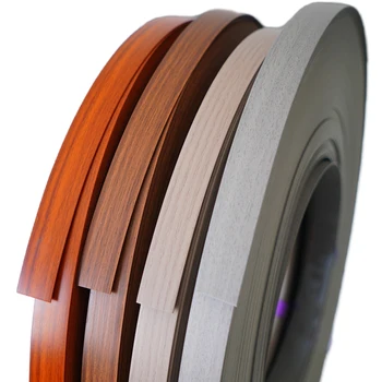 Factory Price Flexible Plastic Strip Edge Band Melamine ABS Edge Banding Tape Wood Pvc Edge for Furniture