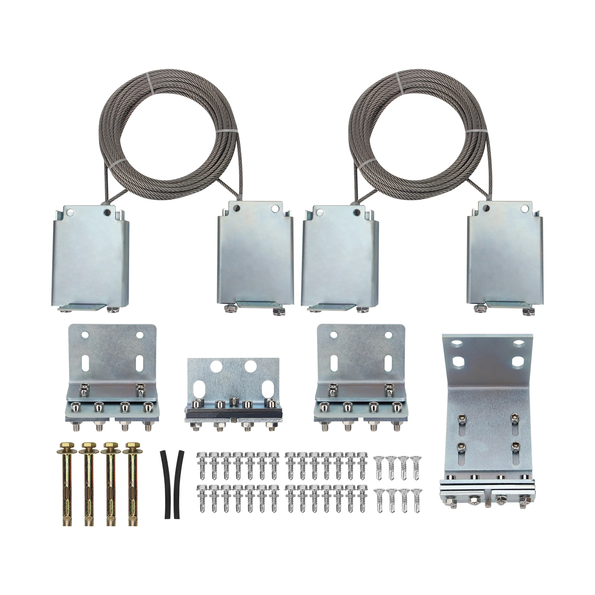 Telescopic Sliding Gate Operator Door Hardware Kit for 3 Doors