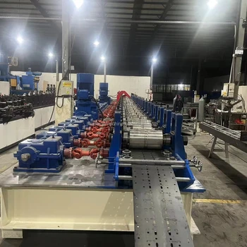 Pallet Rack Upright Roll Forming Machine Production for Metal Storage Steel Frame Manufacturing Rack Column Making Machinery