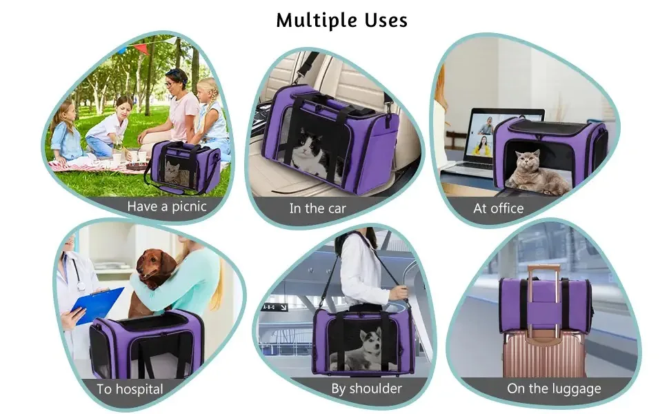 Oem Oem Pet Carrier Bag Hot Sale Large Pet Carriers Travel Products Airline Approved Pet Cages