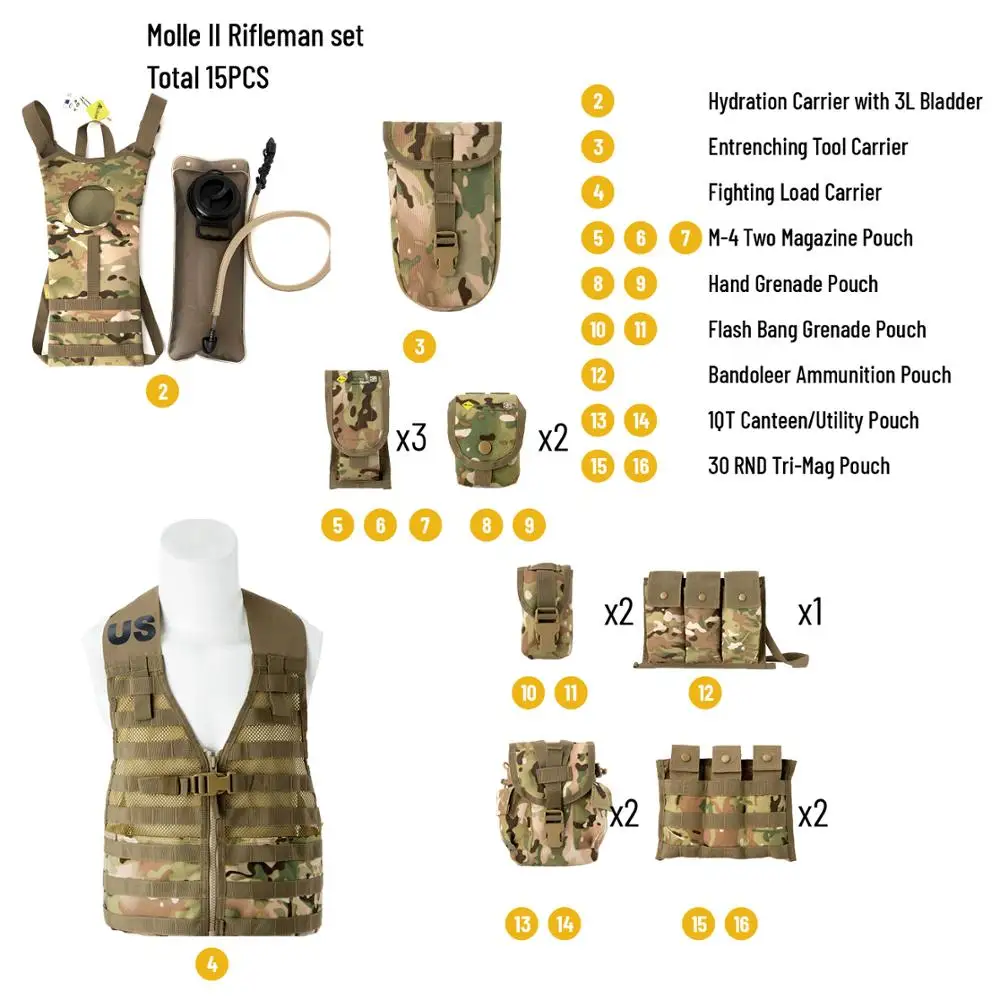 Collectibles Multicam FLASHBANG GRENADE POUCH Ammo Pouch NEW US Military Army MOLLE OCP Personal