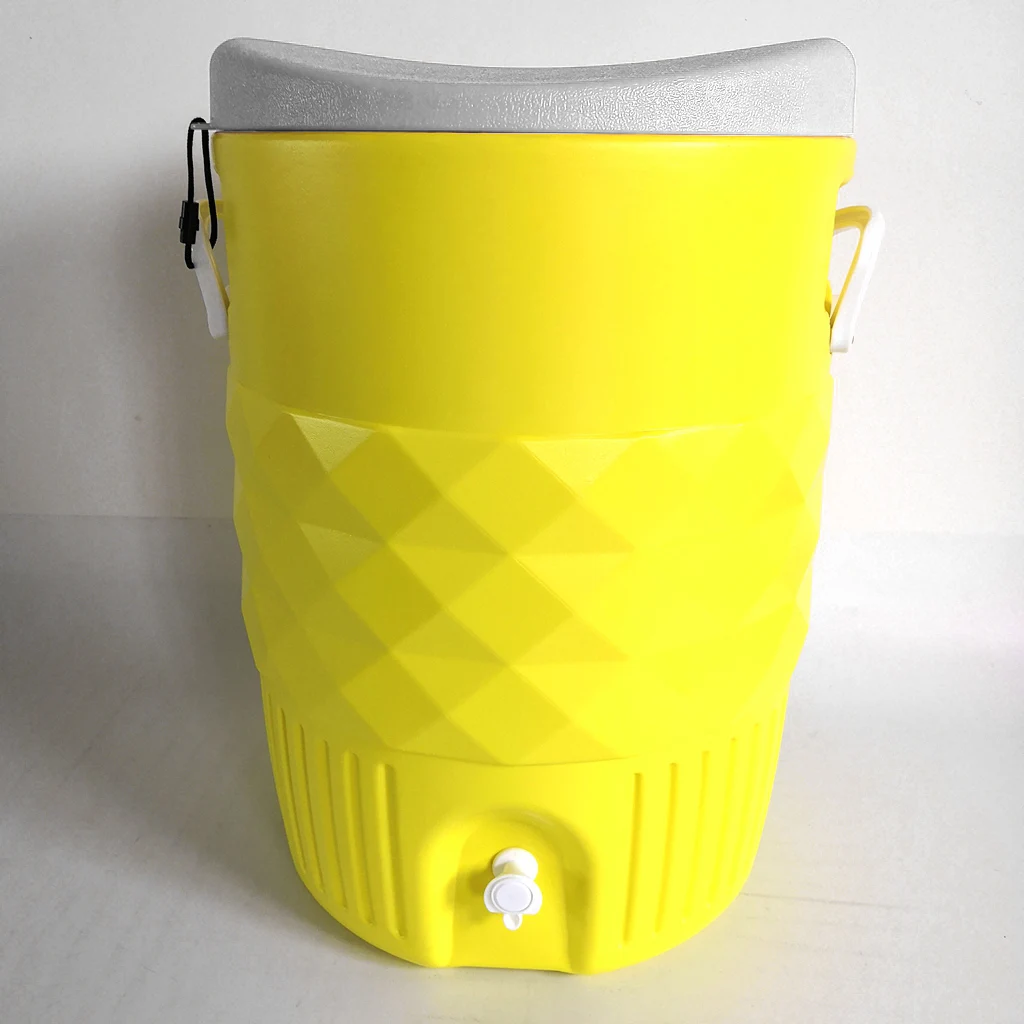 Bidon à Eau Isotherme 5,8 L Avec Robinet - Distributeur Boissons Camping Chaud/Froid Rose Bleu Noir