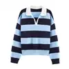 Strisce blu navy
