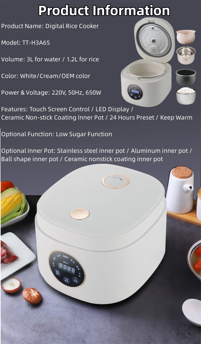 Ih Steam Rice Cooker Induction Heating Rice Cooker Multifonctions Ball