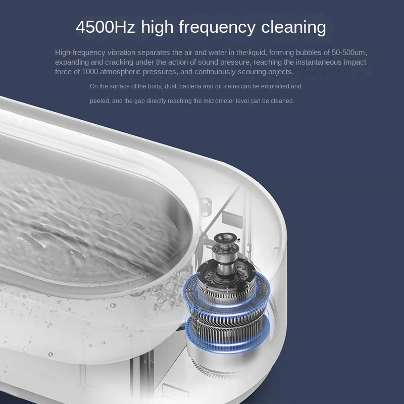 Умный ультразвуковой очиститель очки кольцо машина для очистки ювелирных