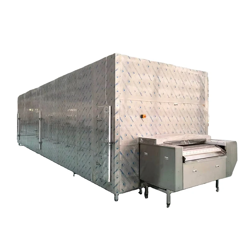 Professional Tunnel Chicken Feet Shrimp Iqf Quick Frozen Vegetable Freezer