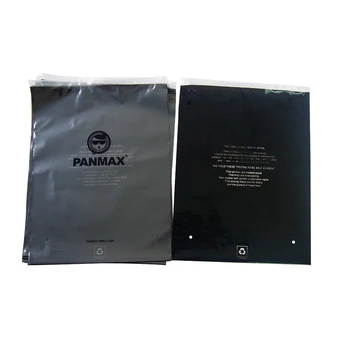 Professional Factory Custom Logo Clear Plastic Zipper Bag for Men's T-Shirts Shopping Gift Underwear Bags