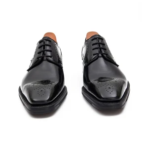 Factory Supply Top Grade Cowhide Leather Lace-Up Dress Shoes for Men Custom Luxury