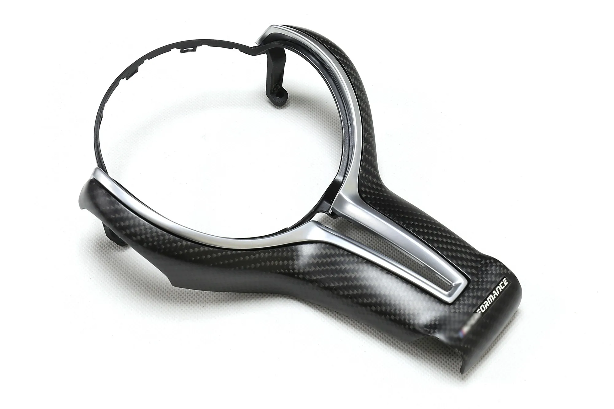 Real Carbon Fiber Steering Wheel Trim Cover Line with MP Mark for BMW M2 M3 M4 M5 M6 X5M X6M